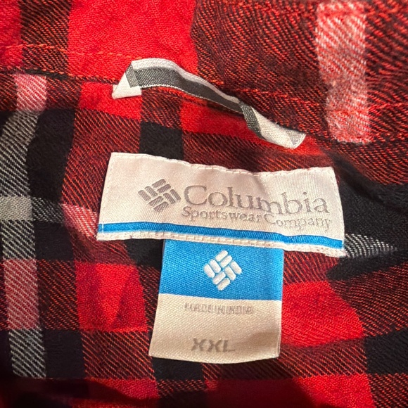 Men’s Columbia UGA flannel shirt Size XXL Georgia Bulldogs - Picture 2 of 3